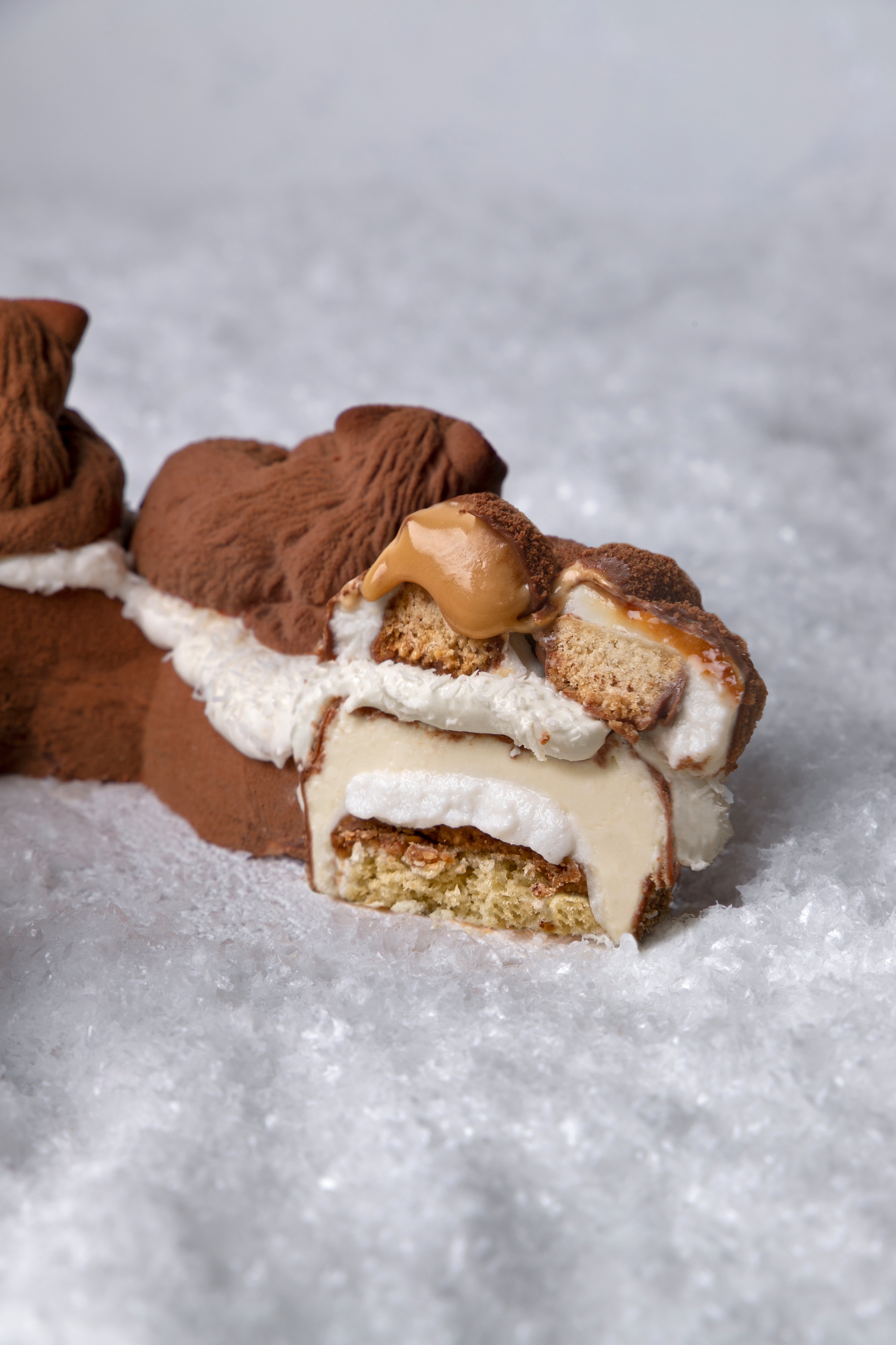 Bûche neige - 6 personnes