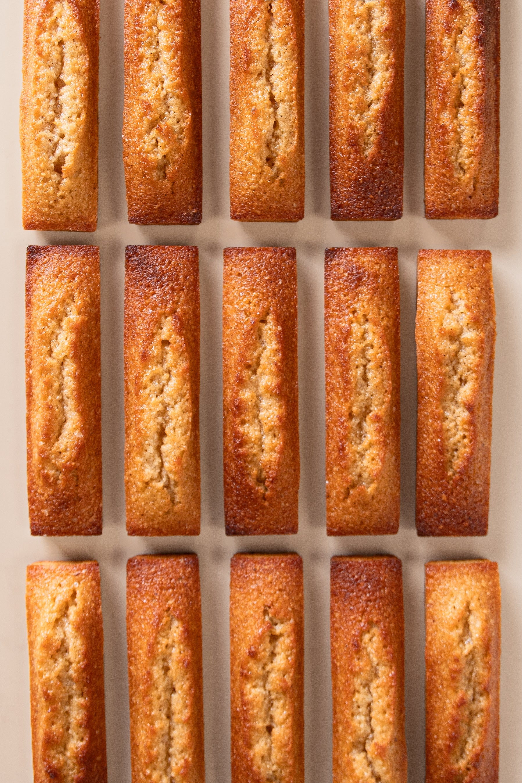Financiers vanille et fleur de sel
