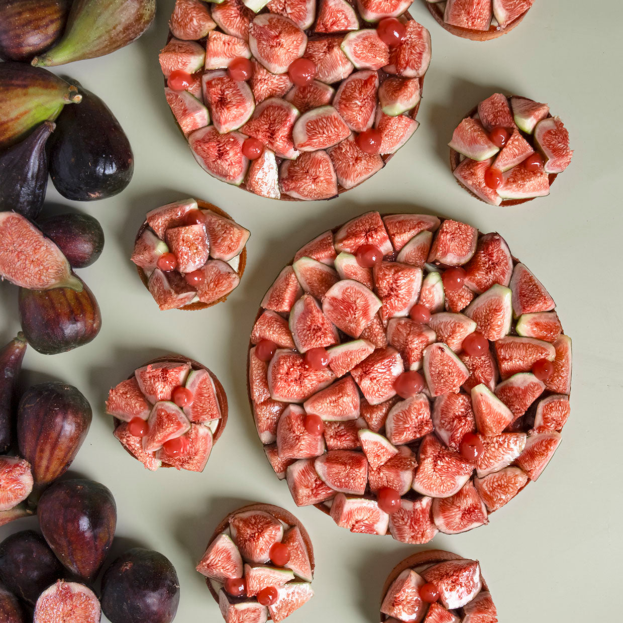 Tarte figues shiso vanille