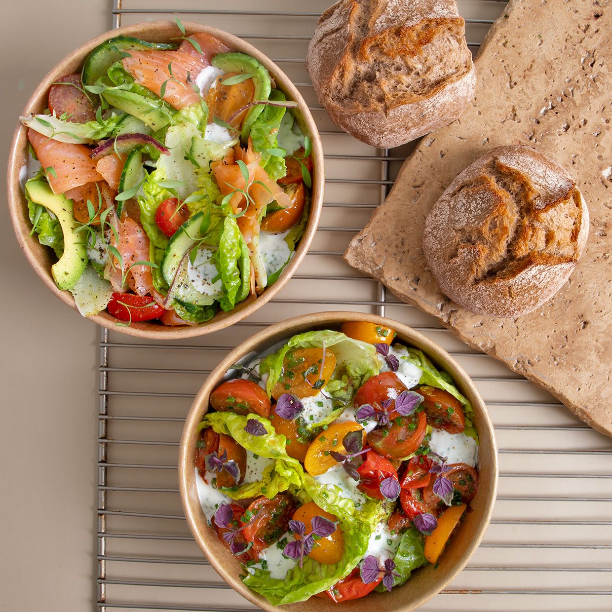 Salade trio de tomates