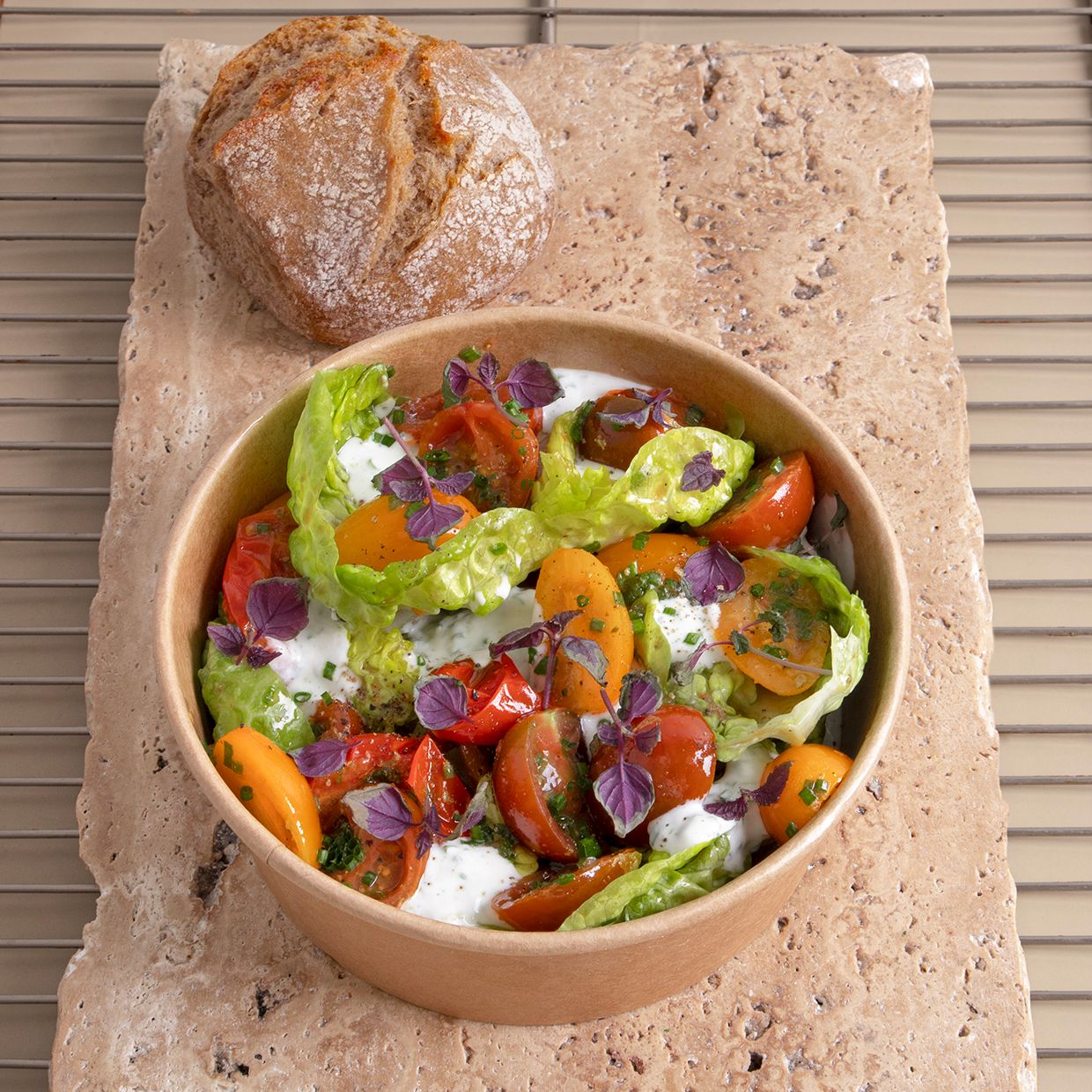 Salade trio de tomates