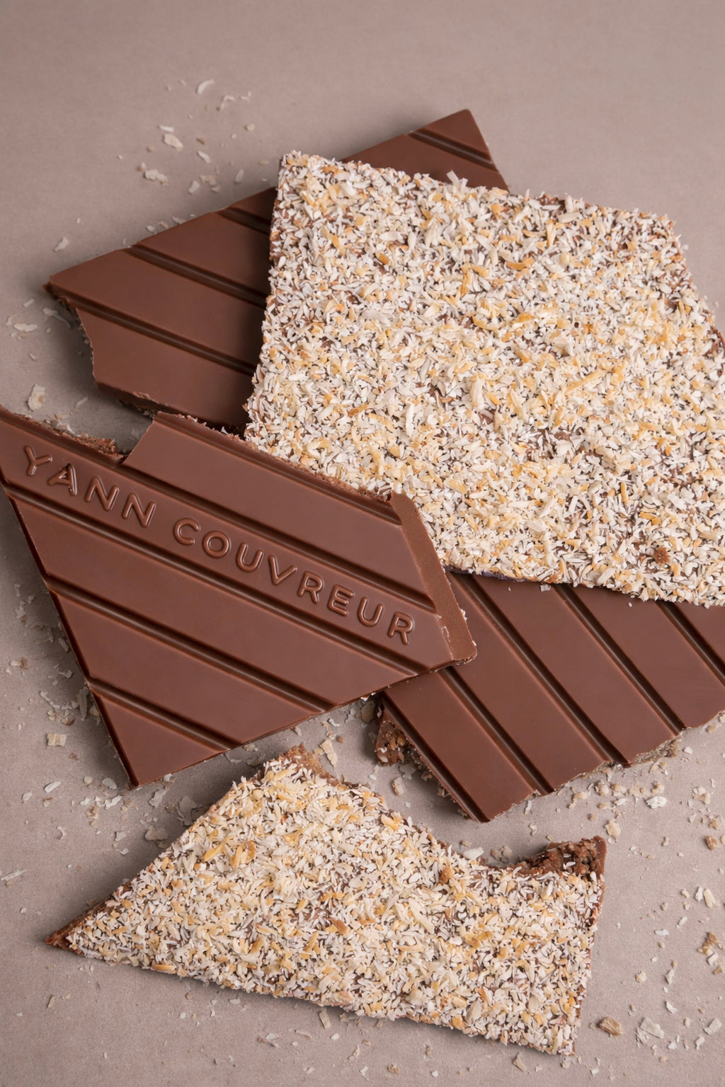 Tablette praliné coco